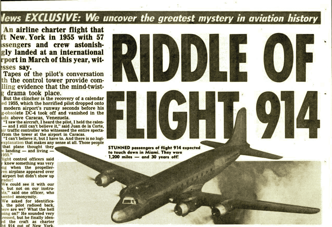 Zdjęcie samolotu z artykułu z 1985 roku