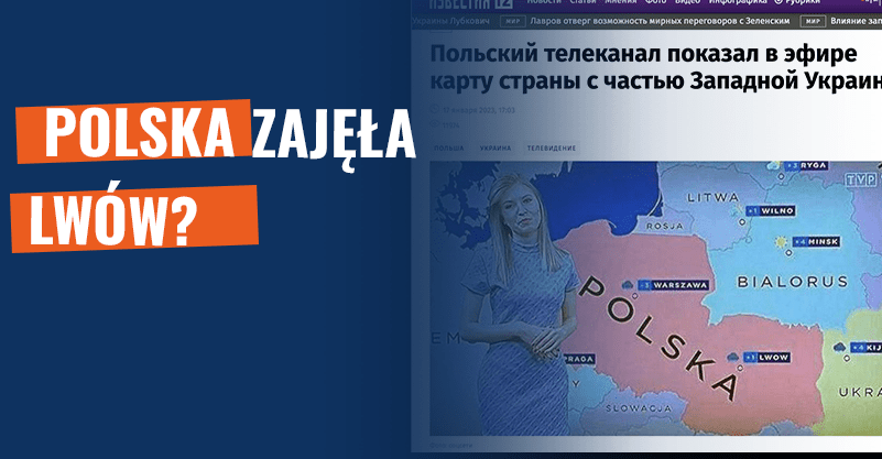 Polska zajęła Lwów? Fejkowa mapa prognozy pogody