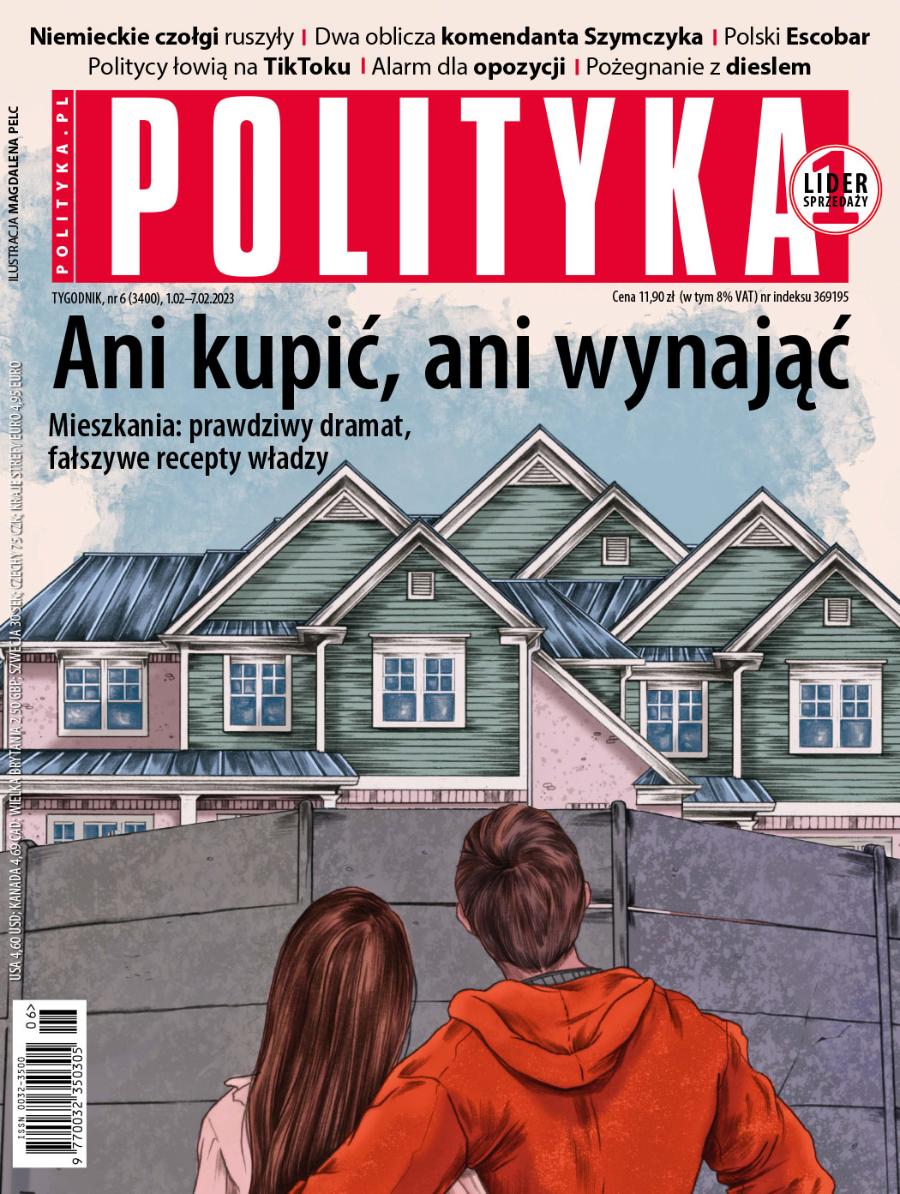 Autentyczna okładka tygodnika "Polityka"
