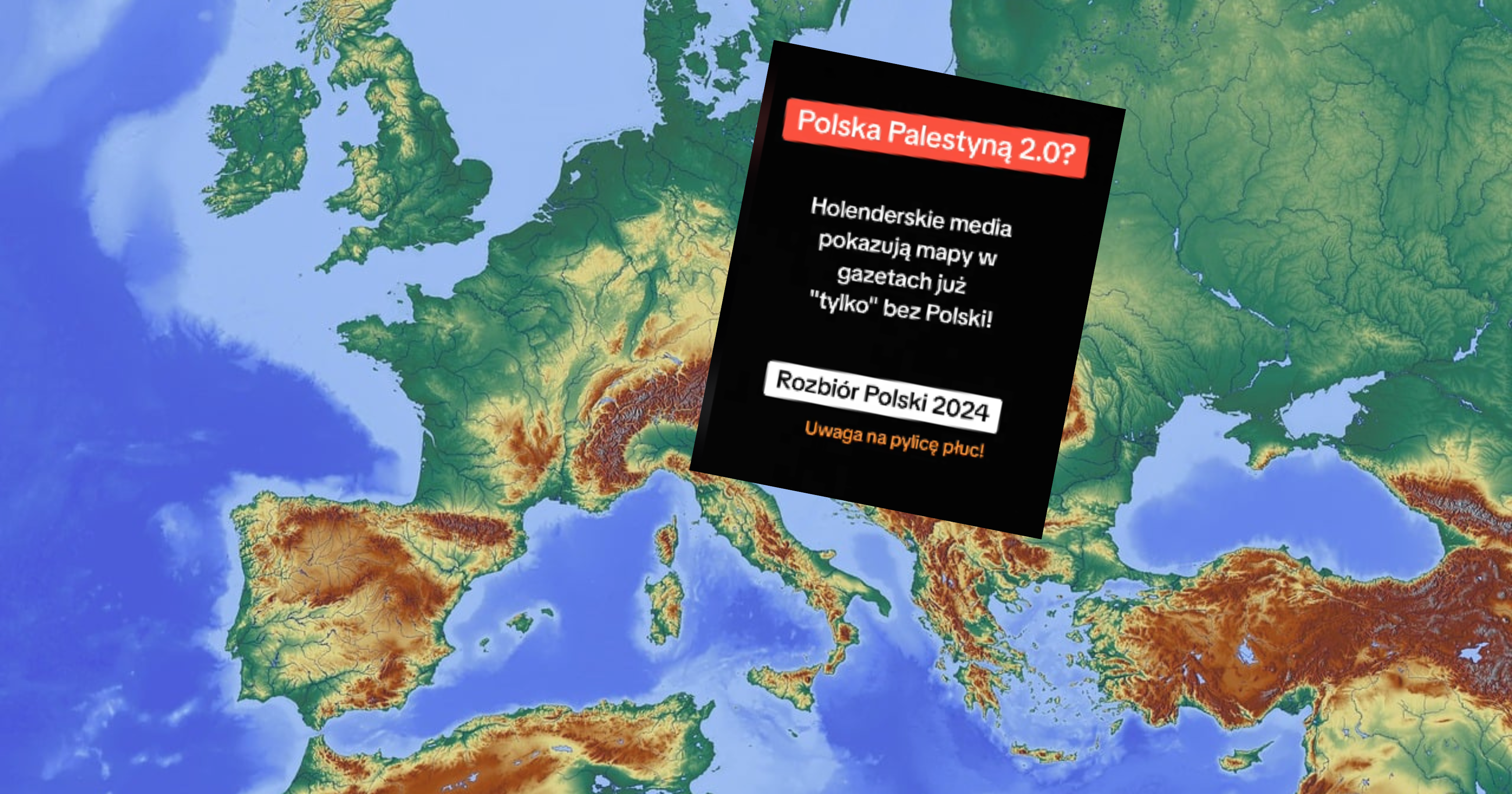 Polska znika z map w Europie? To teoria spiskowa