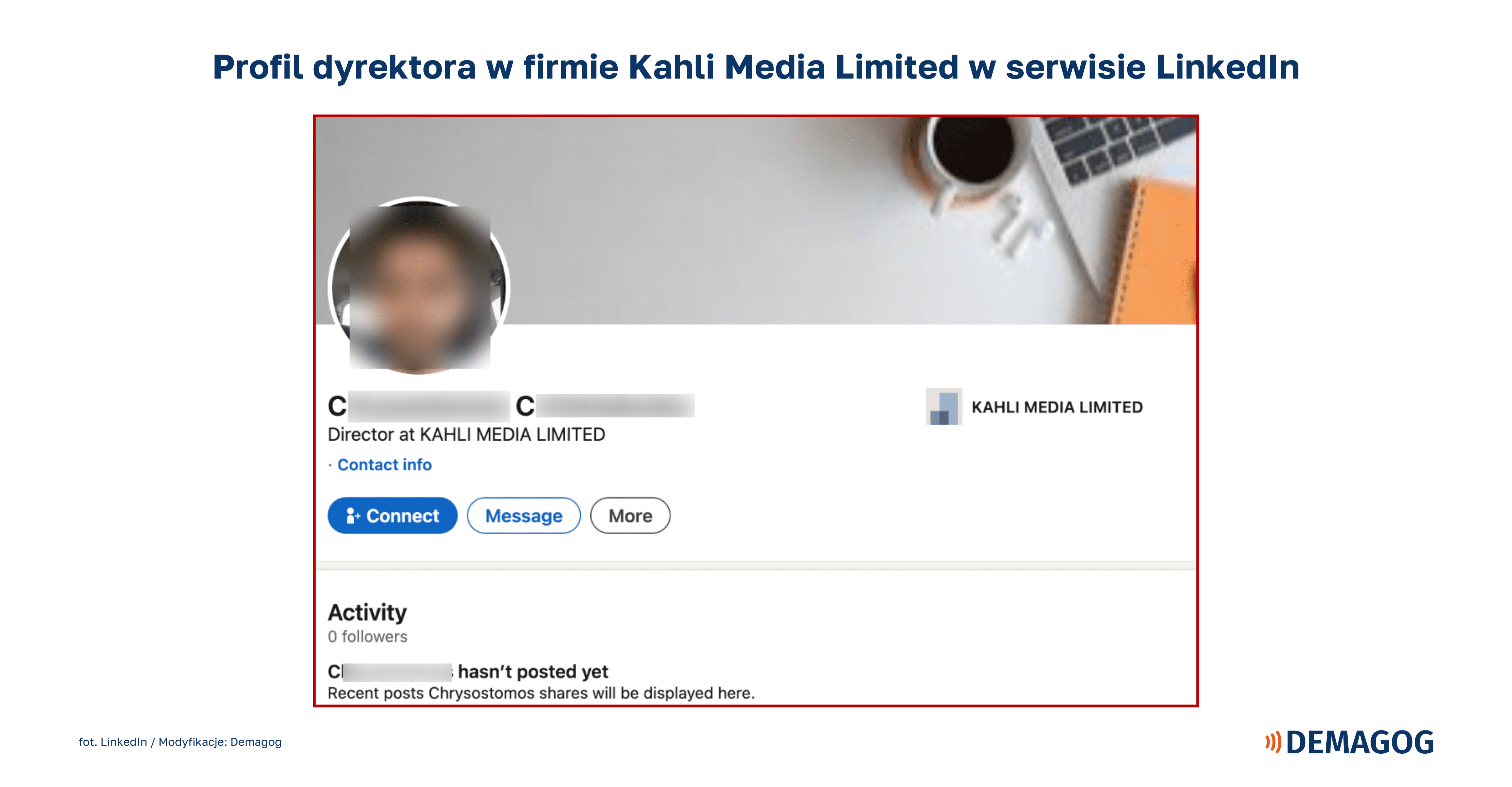 Profil dyrektora w firmie Kahli Media Limited w serwisie LinkedIn