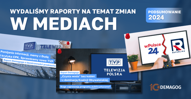 Podsumowanie 2024 - raporty o mediach