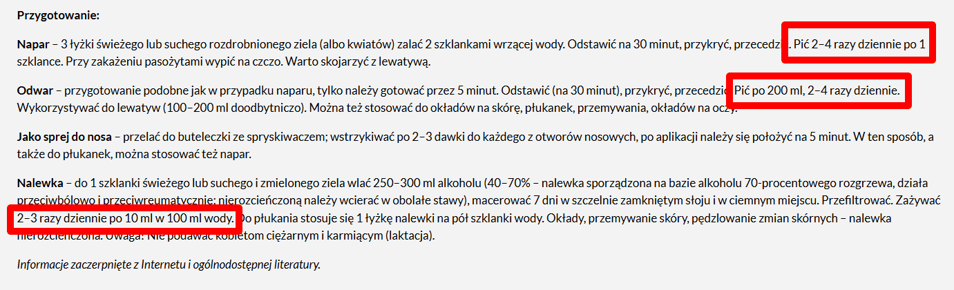 Wrotycz na stronie ZBL i zalecenia dot. jego stosowania.